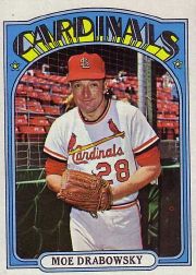 1972 Topps Baseball Cards      627     Moe Drabowsky